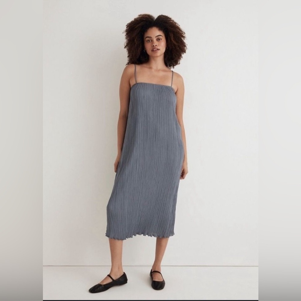 Madewell Goldie Midi Shift Dress